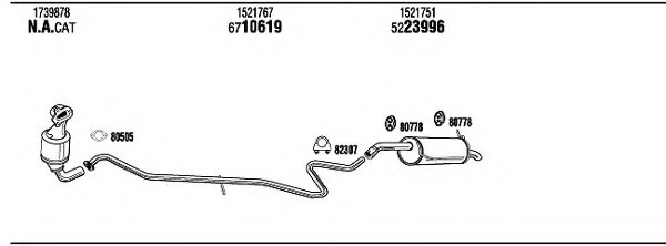 WALKER FOK58971A Exhaust System